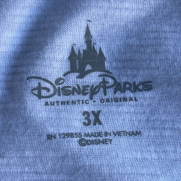 Disney Shirt Womens Plus Size 3X Raglan Burnout Patriotic Mickey Minnie USA - Picture 4 of 11